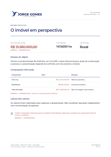 Resumo executivo Essencial